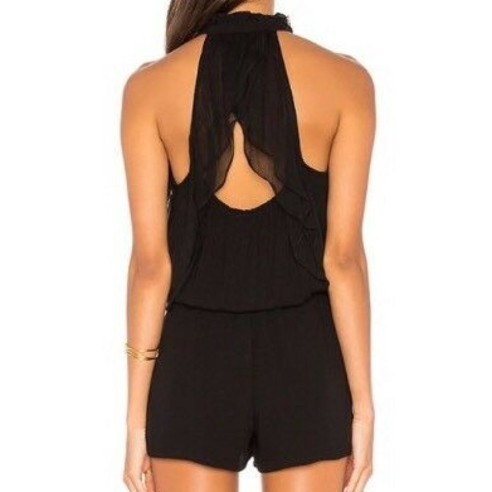Ella moss romper piana ruffles open back BOHO - Picture 3 of 8